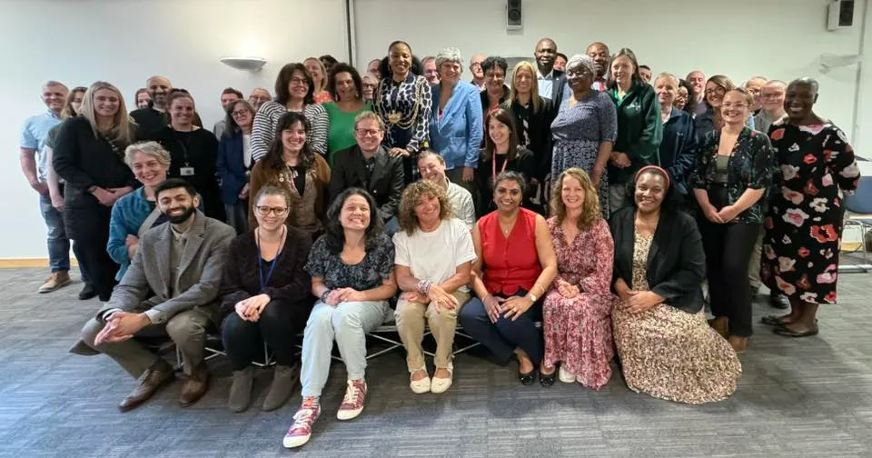 Group photograph of people involved with Leeds Food Aid Network